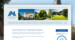 Desktop Screenshot of bildungshaus-neckarelz.de